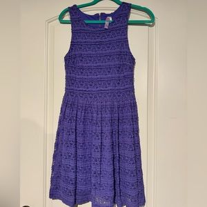 Alya Purple Lace Dress From Francesca’s, Size Small